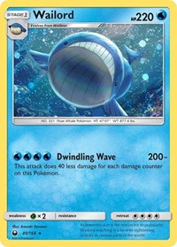 Wailord - 40/168 (Cosmos Holo) (040/168) [Blister Exclusives]