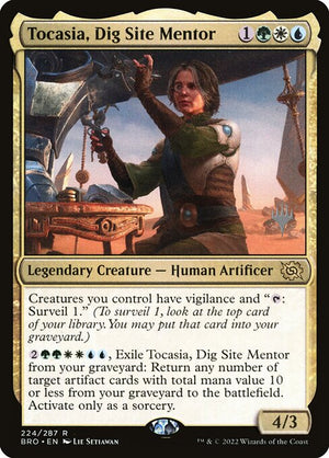 Tocasia, Dig Site Mentor (224p) [The Brothers' War Promos]