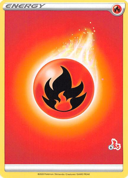 Fire Energy (#6 Cinderace Stamped) [Battle Academy 2022]