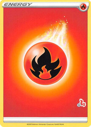 Fire Energy (#9 Cinderace Stamped) [Battle Academy 2022]