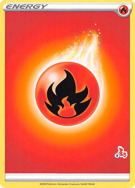 Fire Energy (#9 Cinderace Stamped) [Battle Academy 2022]