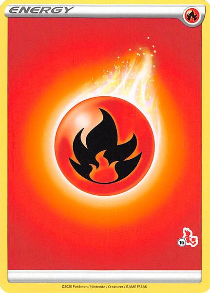 Fire Energy (#16 Cinderace Stamped) [Battle Academy 2022]