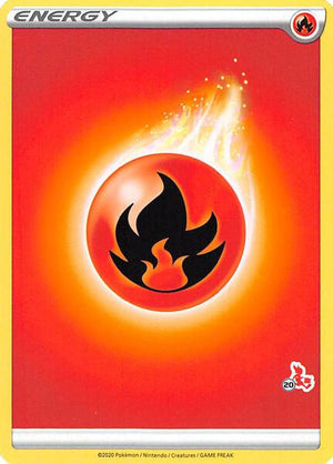 Fire Energy (#20 Cinderace Stamped) [Battle Academy 2022]