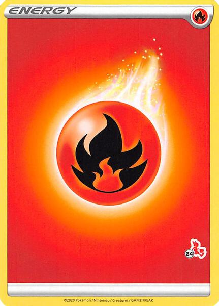 Fire Energy (#24 Cinderace Stamped) [Battle Academy 2022]