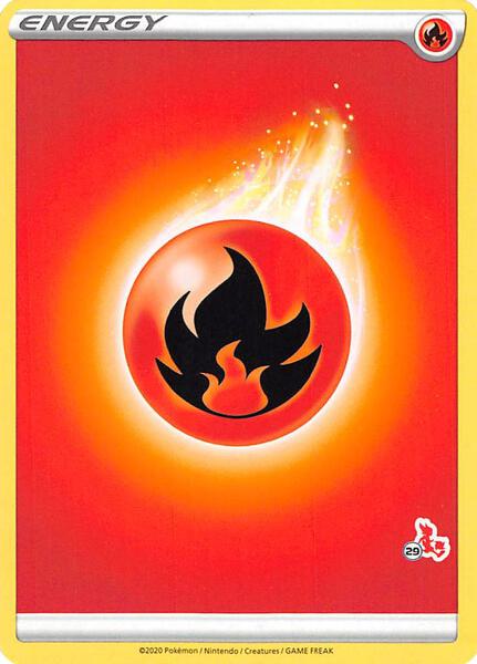 Fire Energy (#29 Cinderace Stamped) [Battle Academy 2022]