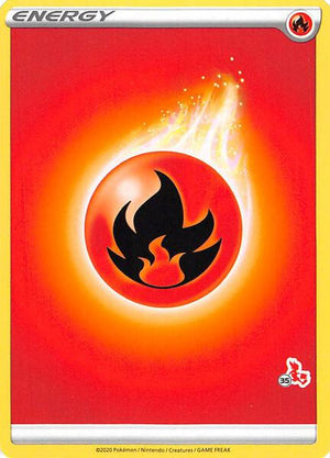 Fire Energy (#35 Cinderace Stamped) [Battle Academy 2022]