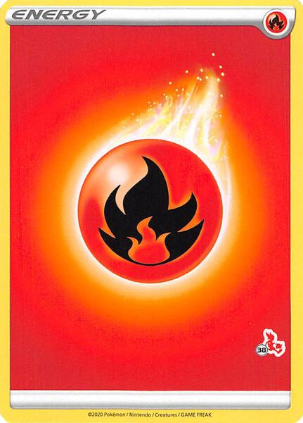 Fire Energy (#38 Cinderace Stamped) [Battle Academy 2022]