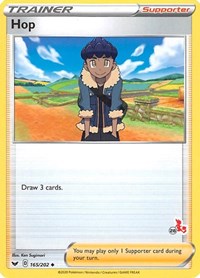 Hop - 165/202 (#28 Cinderace Stamped) (165/202) [Battle Academy 2022]