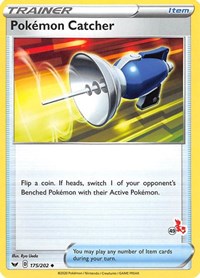 Pokemon Catcher - 175/202 (#49 Cinderace Stamped) (175/202) [Battle Academy 2022]