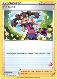 Shauna - 240/264 (#21 Cinderace Stamped) (240/264) [Battle Academy 2022]