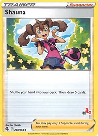 Shauna - 240/264 (#50 Cinderace Stamped) (240/264) [Battle Academy 2022]