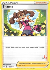 Shauna - 240/264 (#59 Cinderace Stamped) (240/264) [Battle Academy 2022]
