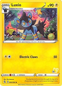 Luxio - 092/264 (#14 Pikachu Stamped) (092/264) [Battle Academy 2022]