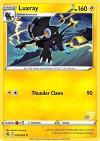 Luxray - 093/264 (#28 Pikachu Stamped) (093/264) [Battle Academy 2022]