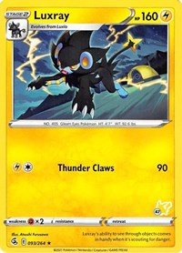 Luxray - 096/264 (#47 Pikachu Stamped) (093/264) [Battle Academy 2022]