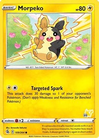 Morpeko - 109/264 (#23 Pikachu Stamped) (109/264) [Battle Academy 2022]