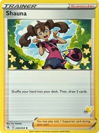 Shauna - 240/264 (#59 Pikachu Stamped) (240/264) [Battle Academy 2022]
