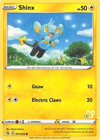 Shinx - 091/264 (#6 Pikachu Stamped) (091/264) [Battle Academy 2022]