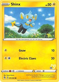 Shinx - 091/264 (#20 Pikachu Stamped) (091/264) [Battle Academy 2022]