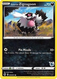 Galarian Zigzagoon - 035/073 (Eevee Stamped) (035/073) [Battle Academy 2022]