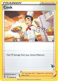 Cook - 228/264 (Eevee Stamped) (228/264) [Battle Academy 2022]