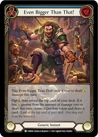 Even Bigger Than That! (Blue) - FAB060 (FAB060) [Flesh and Blood Promo Cards]