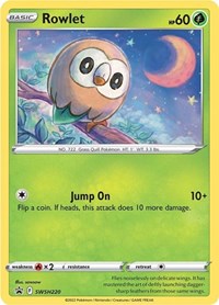 Rowlet - SWSH220 (SWSH220) [SWSH Sword and Shield Promo Cards]