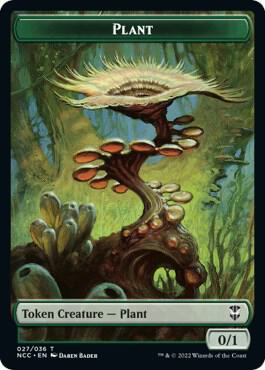 Plant // Beast Double-Sided Token (27 // 21) [New Capenna Commander]