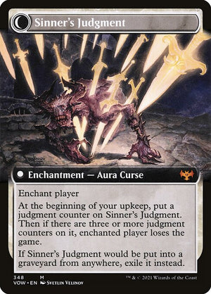 Faithbound Judge // Sinner's Judgment (348) [Innistrad: Crimson Vow] [Extended Art] Reverse