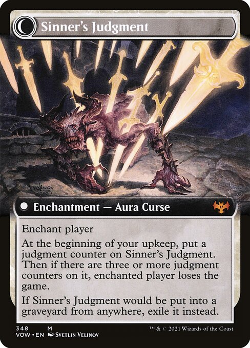Faithbound Judge // Sinner's Judgment (348) [Innistrad: Crimson Vow] [Extended Art] Reverse