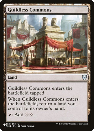 Guildless Commons (CMR-351) [The List]