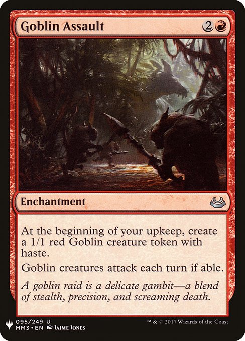 Goblin Assault (MM3-95) [The List]