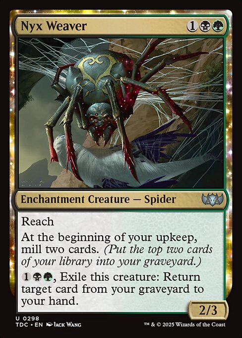 Nyx Weaver (298) [Tarkir: Dragonstorm Commander]