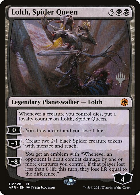 Lolth, Spider Queen (112p) [Adventures in the Forgotten Realms Promos]