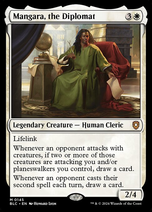 Mangara, the Diplomat (145) [Bloomburrow Commander]