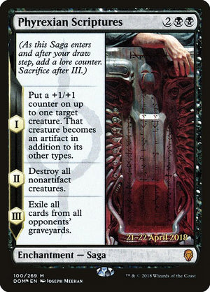 Phyrexian Scriptures (100s) [Dominaria Promos]