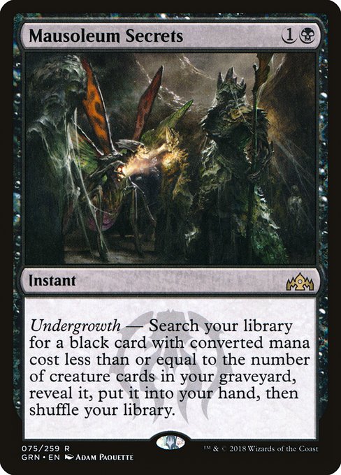 Mausoleum Secrets (75) [Guilds of Ravnica]