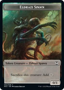 Eldrazi Spawn // Human Double-Sided Token (2 // 7) [New Capenna Commander]
