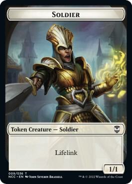 Soldier // Cat Beast Double-Sided Token (9 // 4) [New Capenna Commander]