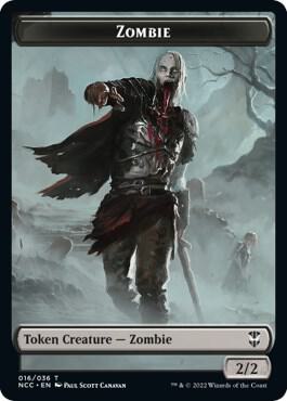 Zombie // Goat Double-Sided Token (16 // 6) [New Capenna Commander]