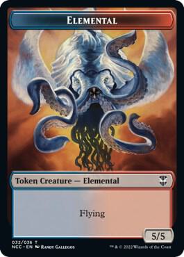 Elemental (032) // Rogue Double-Sided Token (32 // 7) [New Capenna Commander]