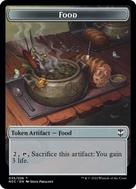 Food // Citizen Double-Sided Token (35 // 12) [New Capenna Commander]