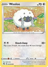 Wooloo - 222/264 (Cosmos Holo) (222/264) [Miscellaneous Cards and Products]