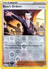 Boss's Orders - 154/192 (Regional Championships) (154/192) [League and Championship Cards]