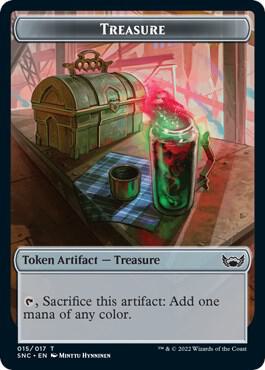 Treasure (015) // Citizen Double-Sided Token (15 // 12) [Streets of New Capenna]