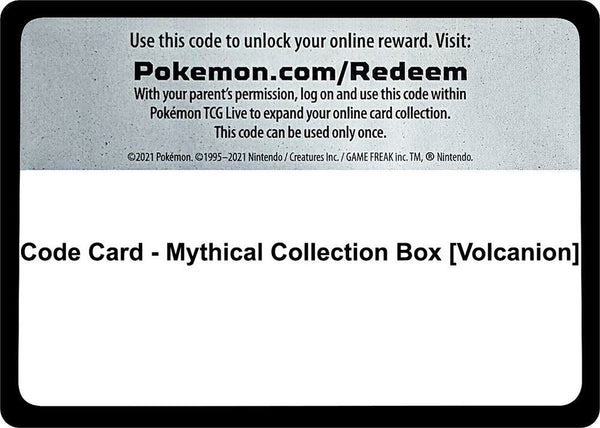 Code Card - Mythical Collection Box [Volcanion] [Generations]