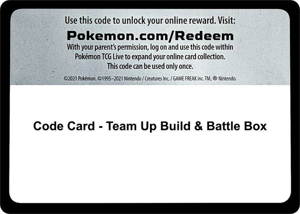 Code Card - Team Up Build & Battle Box [SM Team Up]