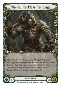 Rhinar, Reckless Rampage (1HP001) [History Pack Vol1]