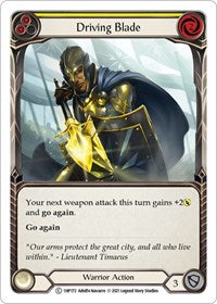 Driving Blade (Yellow) (1HP172) [History Pack Vol1]