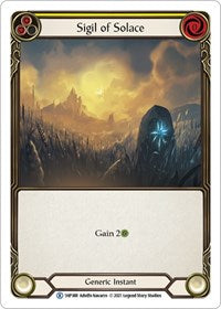 Sigil of Solace (Yellow) (1HP388) [History Pack Vol1]
